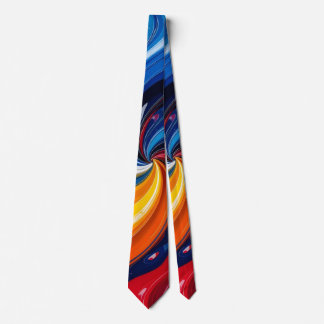 Gravata Color Swirls Men's Necktie