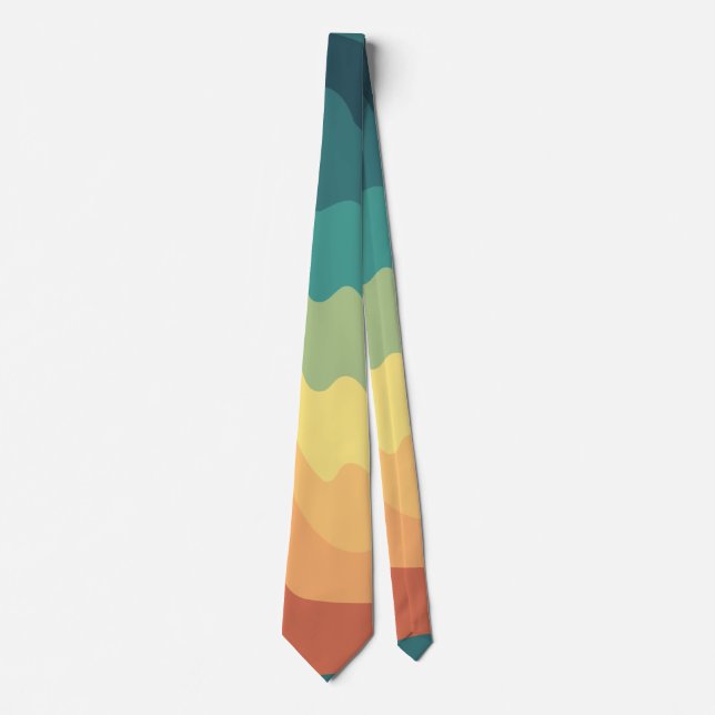Gravata Color Wave Horizon (Frente)