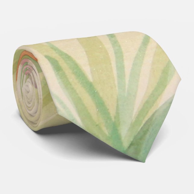 Gravata Coloração d'água monogramada (Rolled)