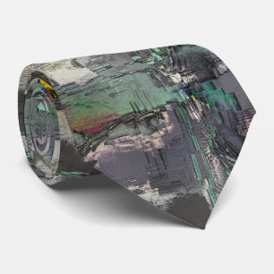 Gravata Coloração de rocha, verde-menta a cinza predomin