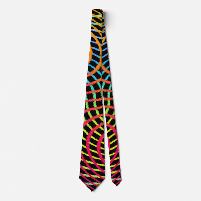 Gravata Colorful Chaos Fun Art Tie (Frente)
