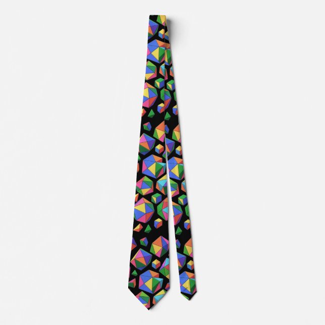 Gravata Colorful Cubes (Frente)