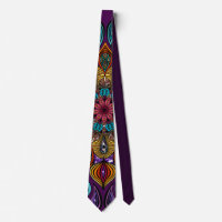 Colorida Moderna Mandala Trippy Psychedelic Hippie