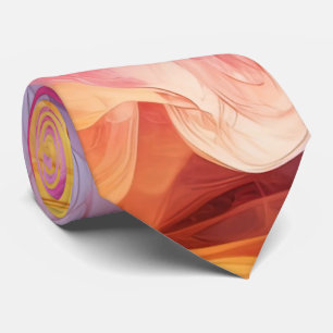 Gravata Colorir Coloração do Pescoço de Arte Fluida