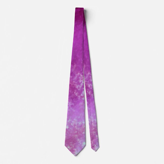 Gravata Coluna de Efeito da Nuvem Rosa Escuro - Saia em Es (Frente)