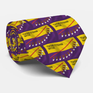 Gravata com a Bandeira da Nação Tohono O'odham