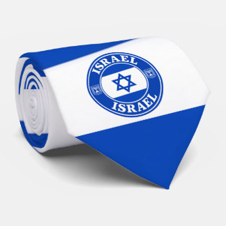 Gravata com a bandeira de Israel, gravata israelen