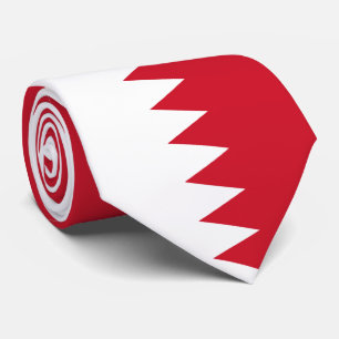 Gravata com a Bandeira Patriótica do Bahrein