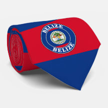 Gravata com bandeira de Belize, Gravata elegante d