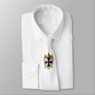 gravata com desenho da crista do sacerdote da EOC