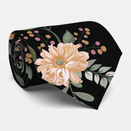 Gravata com Estampa Floral