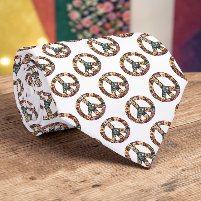 Gravata com Laço Personalizado Sinal de Paz (Criador carregado)