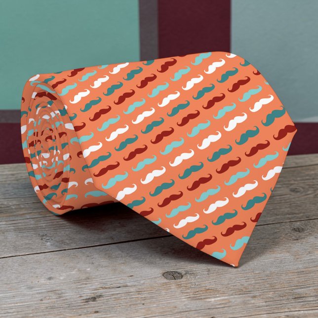 Gravata com Padrão de Bigode (Criador carregado)