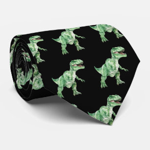 Gravata com tema Tiranossauro Rex Dinossauro