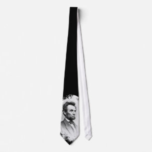 Gravata Comemorativo bicentenário de Abraham Lincoln