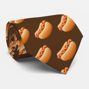 Gravata comida de cachorro quente giro