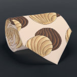 Gravata Conchas Pan Dulce Sweet Bread Panadería Mexicano<br><div class="desc">Design apresenta uma ilustração original de um par delicioso de conchas. Também conhecido como pan-dulce, esses pães doces são uma pitada em padarias do México (panaderías) e apresentam um pão macio, adoçado e uma casca estaladiça. Muitas vezes se assemelham a conchas do mar. Excelente para uma sobremesa social, venda de...</div>