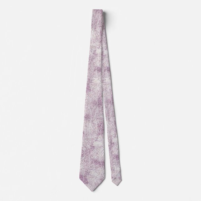 Gravata Condado de Cottage Velvety Lilac Daisy (Frente)