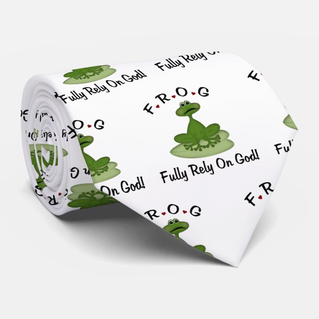 Gravata Confie em Deus (Rolled)