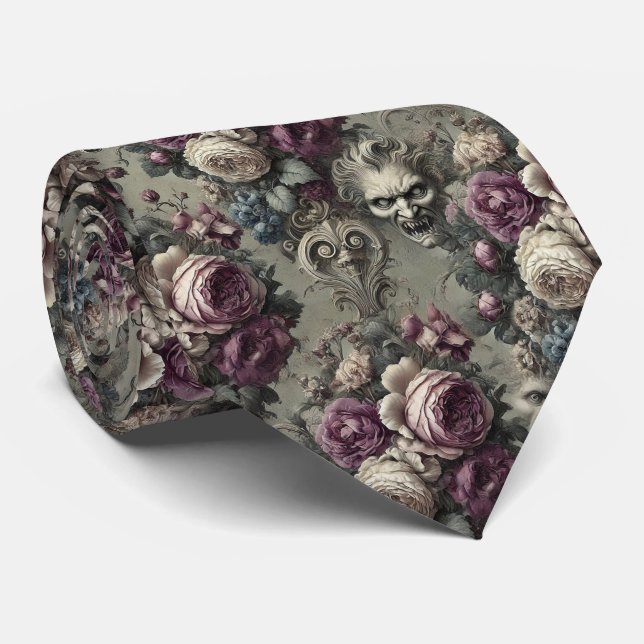 Gravata Conflitos Eternos - Vitoriano Gótico (Rolled)