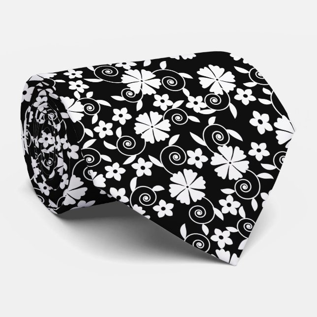 Gravata Conjunto de toalhas de banho com padrão de flores  (Rolled)