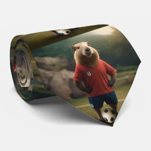 Gravata "Conquistador de Gols: O Capivara Estrela do Futeb