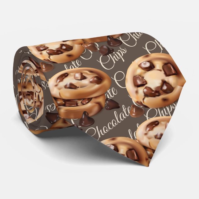 Gravata Cookies de chocolate (Rolled)