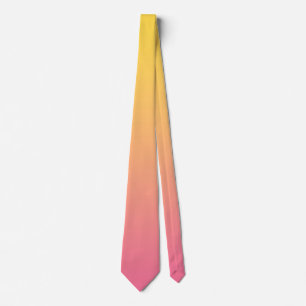 Gravata Cor Amarelo Rosa