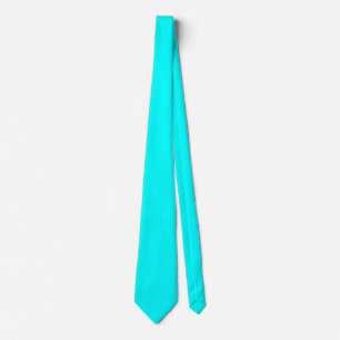 Gravata Cor azul-ciano/aqua 00FFFF - Opção para adicionar 