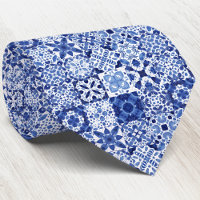 Cor da Água do Padrão do Azulejo Branco Azul do Me