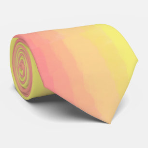 Gravata cor de água de coral de laranja de verão fresco