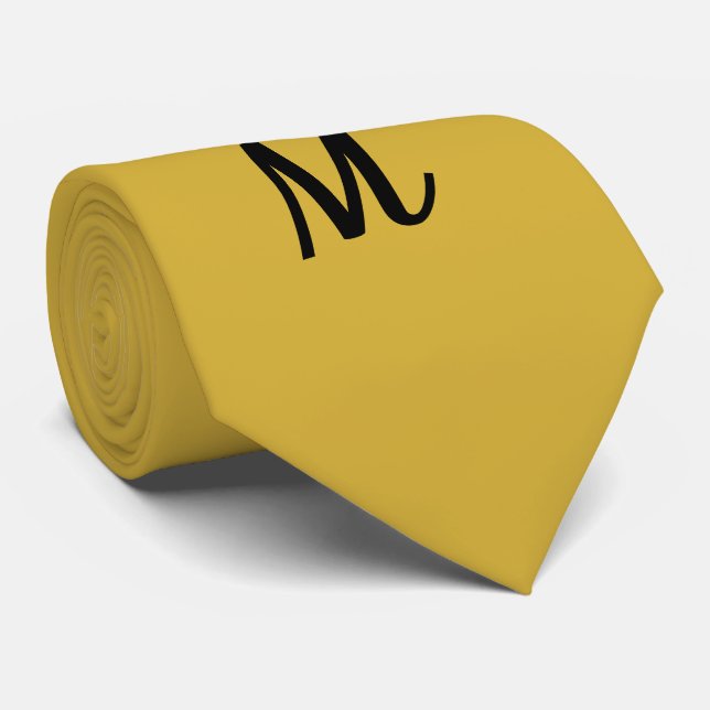 Gravata Cor de Ouro Americano (Rolled)