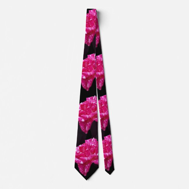 Gravata Cor_de_Rosa_Rosa,_Unisex_Silky_Tie (Frente)