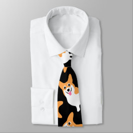 Gravata Cor do costume do Corgi de Galês do Pembroke
