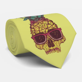 Gravata Cor Funky legal do costume do punk do abacaxi do