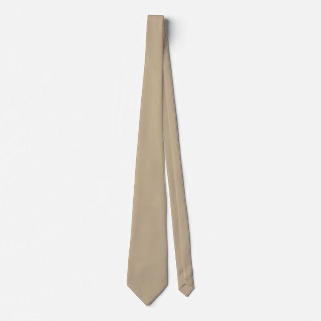 Gravata Cor Khaki C3B091 Escuro - Opção para Adicionar Nom (Frente)