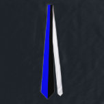 Gravata Cor rachada preta e do azul<br><div class="desc">Características deste produto um design simples da cor da separação em um esquema de cores preto e azul clássico.</div>