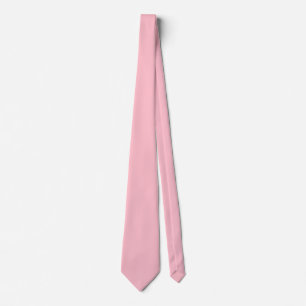 Gravata Cor rosa FFC0CB - Opção para adicionar nome
