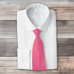 Gravata Cor simples melancia rosada sólida, cor-de-rosa<br><div class="desc">Design de melancia rosada sólida de cor simples.</div>