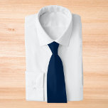 Gravata Cor Sólida Azul Oxford<br><div class="desc">Cor Sólida Azul Oxford</div>