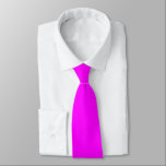 Gravata Cor Sólida das Iniciais Ocultas Rosa Fuchsia<br><div class="desc">Cor Sólida das Iniciais Ocultas da Fuchsia. Para casamentos ou uso diário, com as iniciais Idden na parte traseira, que você pode facilmente personalizar ou excluir se não for necessário. Pode ser alterado para qualquer cor de sua escolha através da opção Personalizar mais, ou envie-me uma mensagem se precisar de...</div>