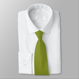 Gravata Cor Sólida Moderna Verde Citron