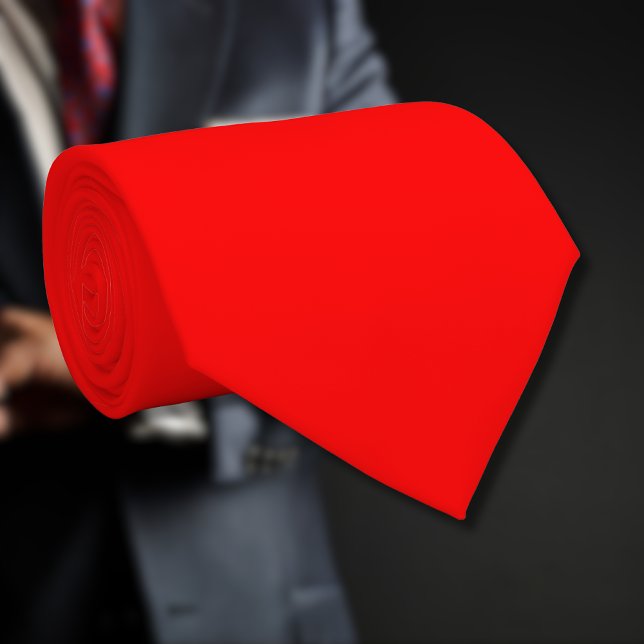 Gravata Cor Sólido Vermelha | Clássico | Elegante | Evoluç (Criador carregado)