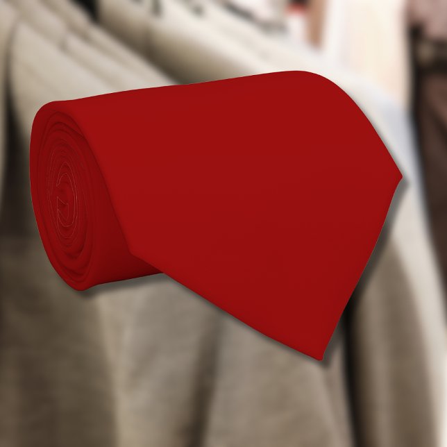 Gravata Cor Sólido Vermelho Crimson | Clássico | Elegante (Criador carregado)