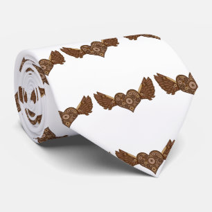Gravata Coração de Asas Steampunk com Garras Thunder_Cov