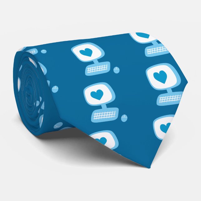 Gravata Coração do Computador (Rolled)