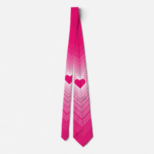 Gravata Corações de Amor - Rosa