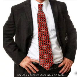Gravata Corações no Quadro de Verificação