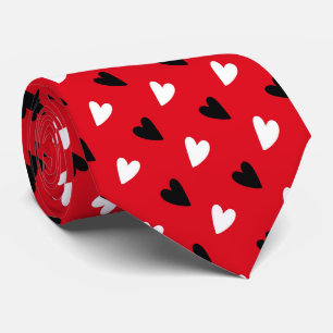 Gravata Corações Vermelhos de Amor 