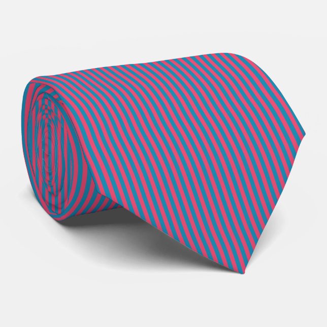 Gravata Corbata de estilo masculino moderno rayas (Rolled)